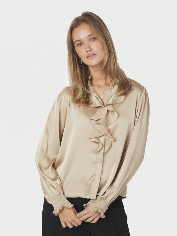 Zamola Blouse Dark Sand 