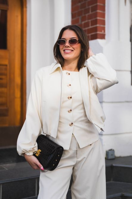 Hovedbilde Denielle Structure Jacket Offwhite 